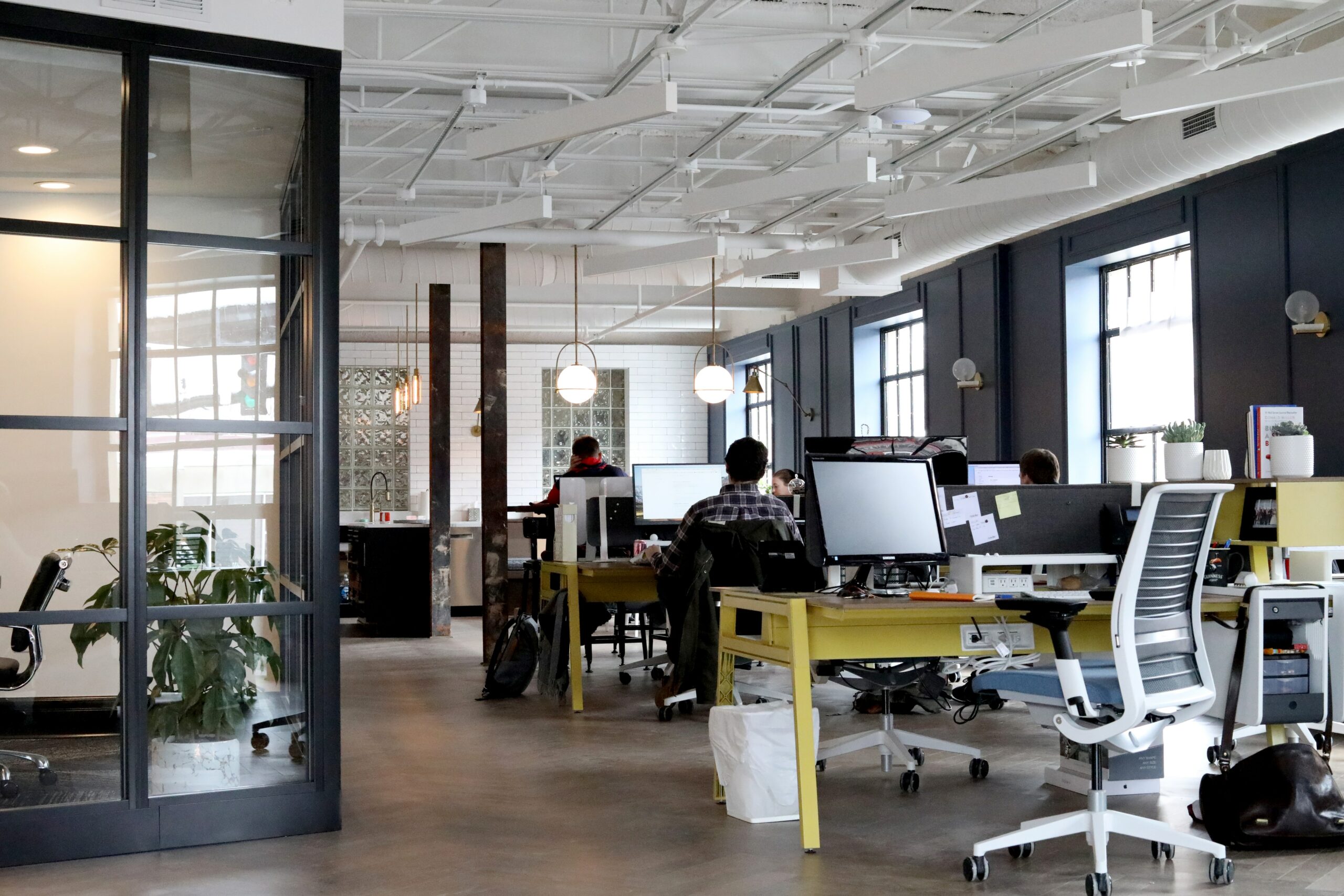 Bureau d'une entreprise avant le déménagement